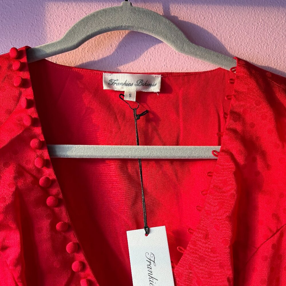 Red Mini Dress - spring dress - date night outfit - Picture 6 of 8